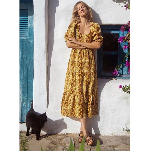 Faithfull The Brand Dresses & Skirts - Faithfull the Brand Anthropologie Dawn Linen Dress Size 6 Medium